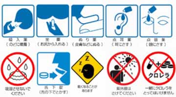 health pictograms from Japan