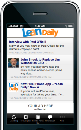 Lean Daily iPhone app