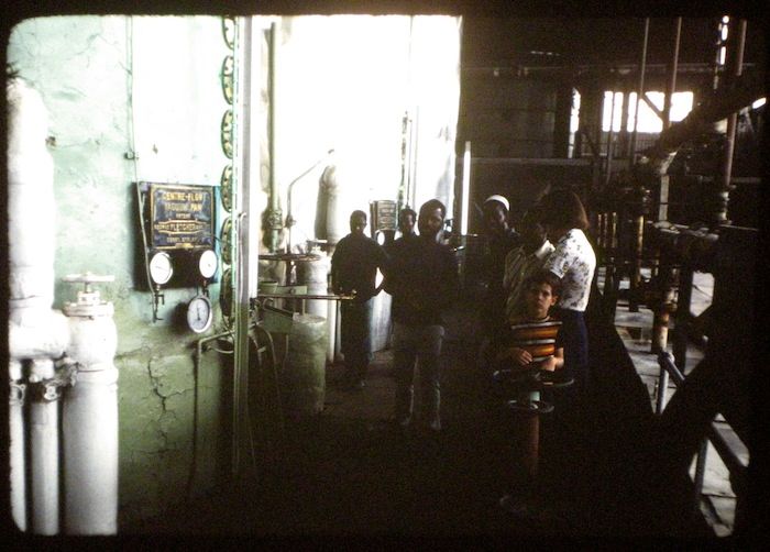 photo of factory tour with my family when I was a kid