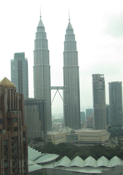 photo of Petronas Towers in Kuala Lumpur, Malaysia.