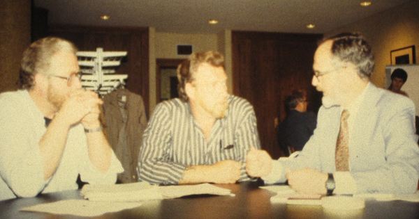 photo of Terry Holmes, Joe Turner and Bill Hunter 