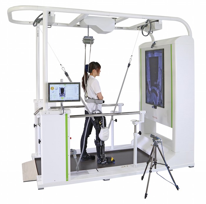 image of the Toyota support system for rehabilitation of walking in stroke victims